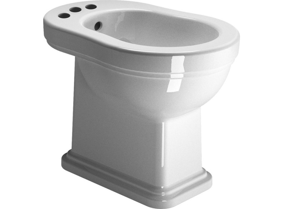 GSI CLASSIC bidet, 37x54cm, 3 otvory, bílá ExtraGlaze 8762311