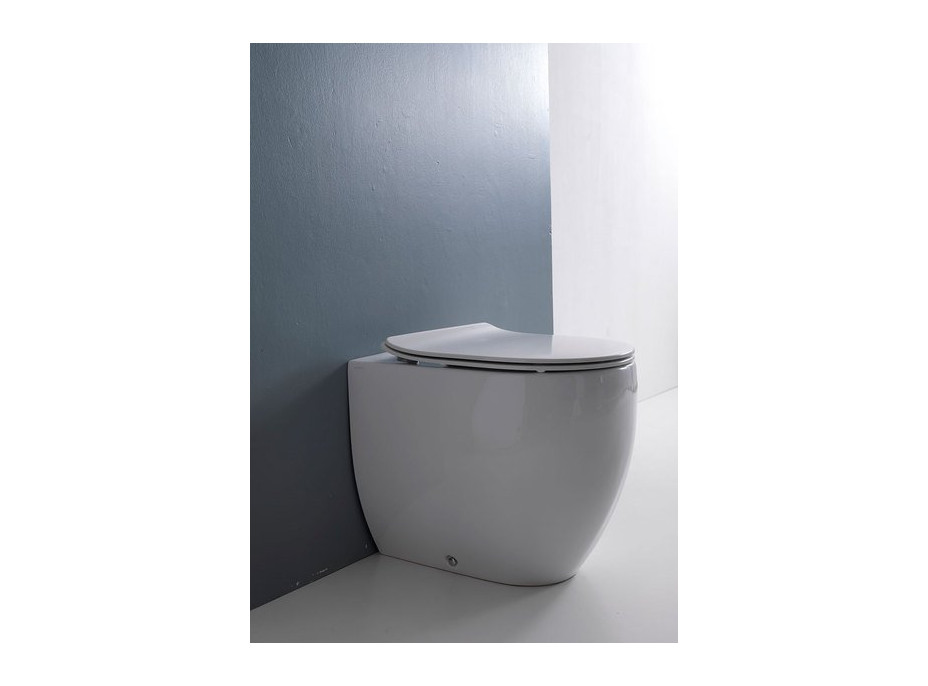 Kerasan FLO WC sedátko, SLIM, Soft Close, bílá 319101