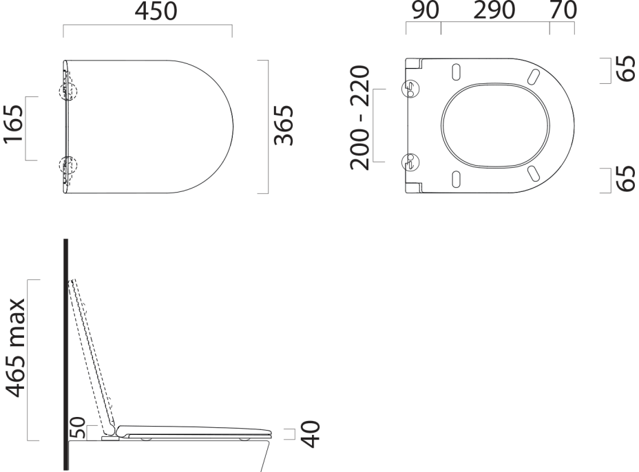 GSI PURA/KUBE X/NORM WC sedátko Soft Close, duroplast, bílá/chrom MS992C11