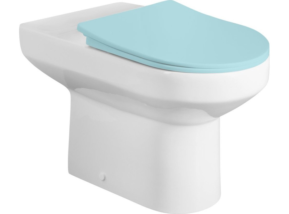 Aqualine VERMET WC kombi mísa, zadní/spodní odpad, bílá VR038-432