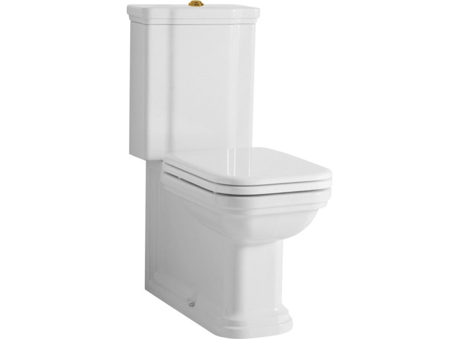 Kerasan WALDORF WC kombi mísa 40x68cm, spodní/zadní odpad, bílá 411701