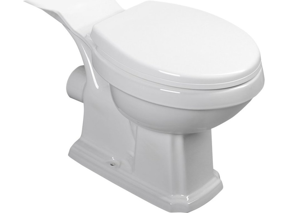 Aqualine ANTIK WC kombi mísa, bílá AK107-432