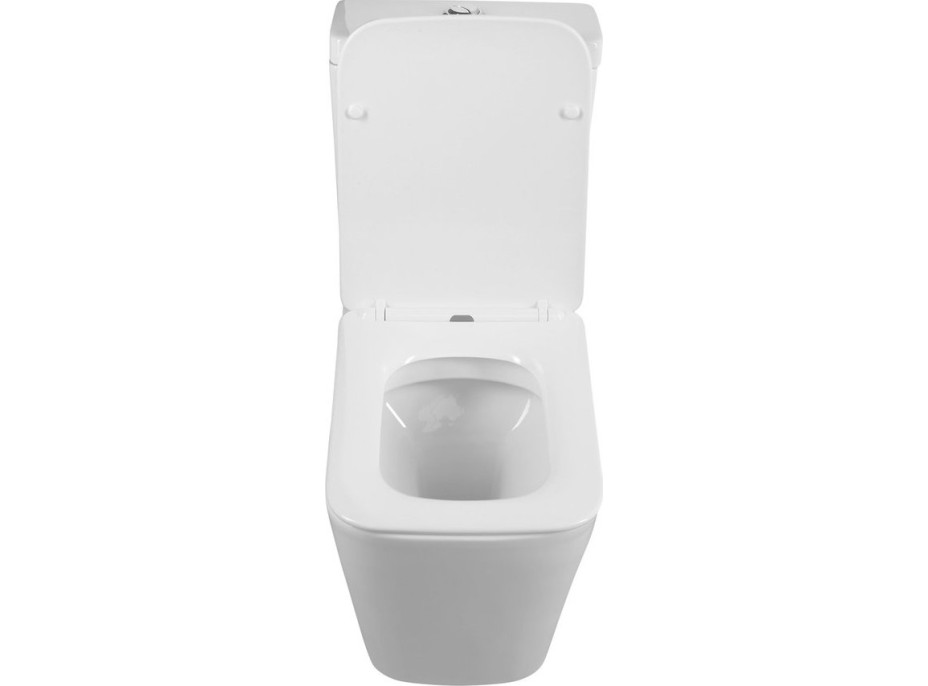 Sapho PORTO RIMLESS WC kombi, spodní/zadní odpad, bílá PC102WR