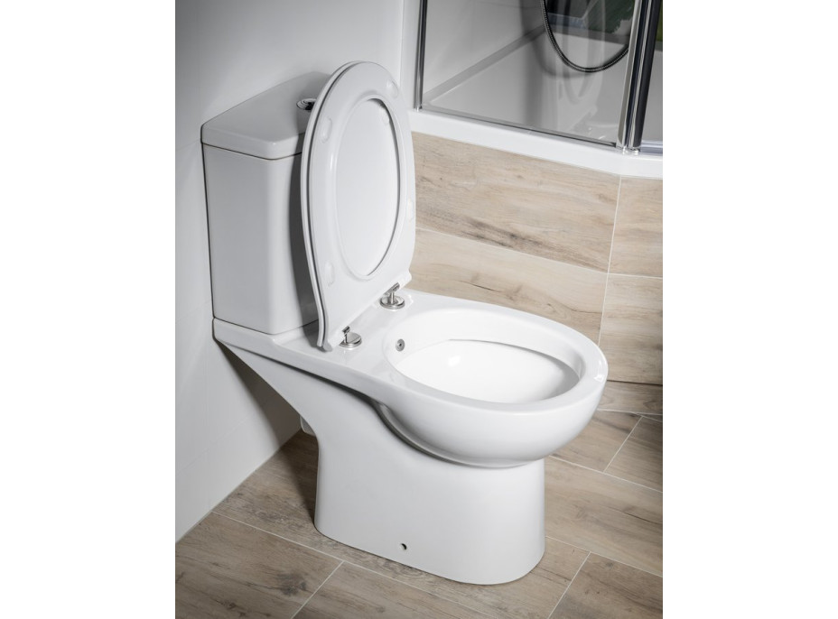 Sapho KAIRO CLEANWASH WC kombi s bidet. sprškou, zadní odpad, bílá PC106