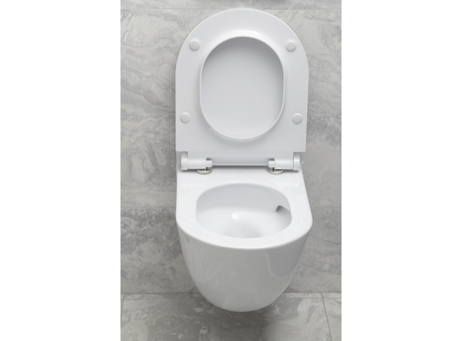 GSI PURA závěsná WC mísa, Swirlflush, 36x55cm, bílá dual-mat 881509