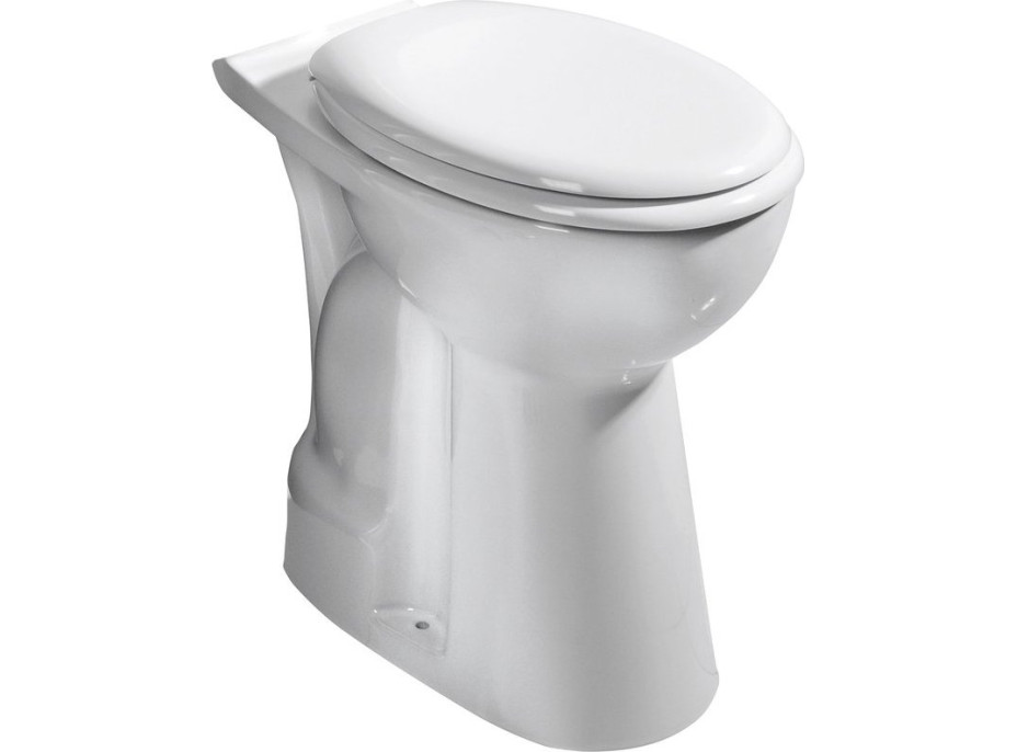 CREAVIT HANDICAP WC mísa kombi, zvýšený sedák, spodní odpad, 36, 5x67, 2cm, bílá BD305