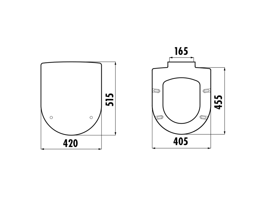 CREAVIT GRANDE WC sedátko, Soft Close, bílá KC1403.01.0000E