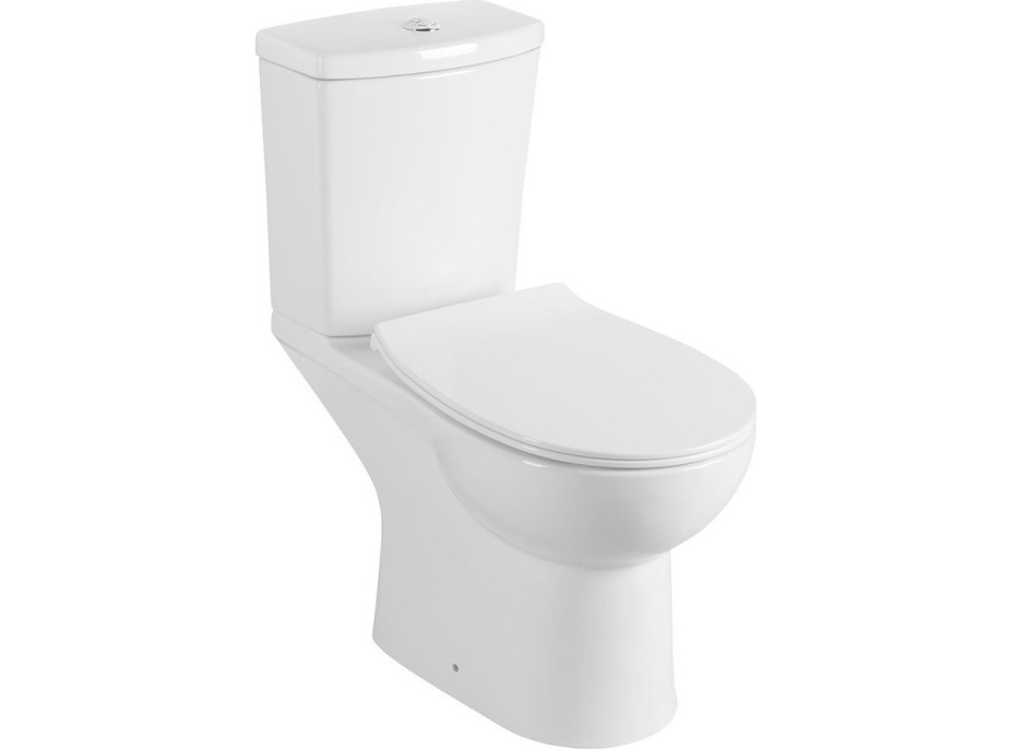 Sapho KAIRO CLEANWASH WC kombi s bidet. sprškou, zadní odpad, bílá PC106