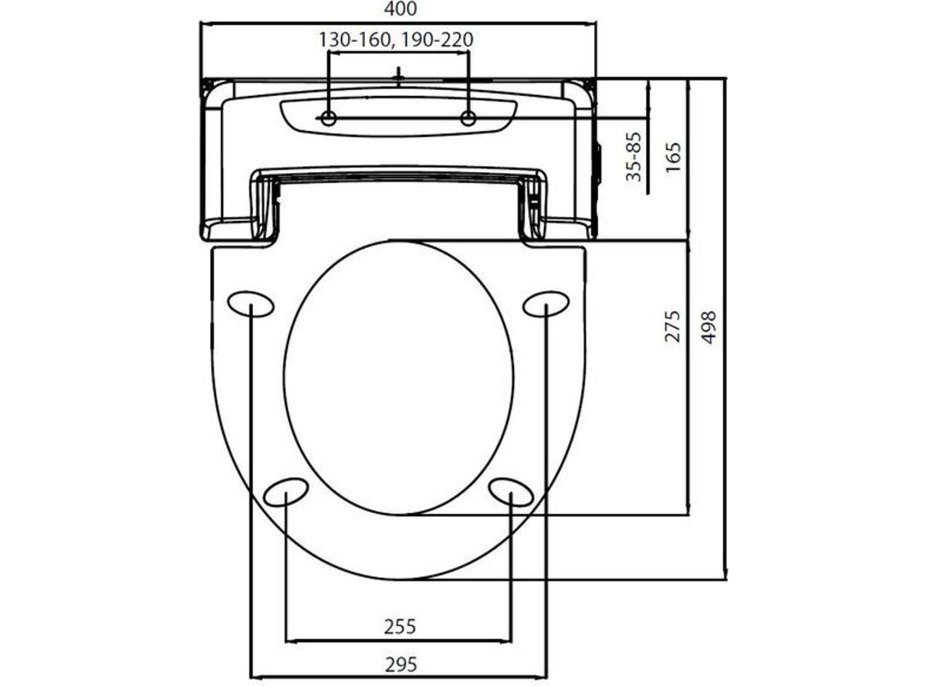 Sapho BLOOMING elektronický bidet s dálkovým ovládáním NB-R770D