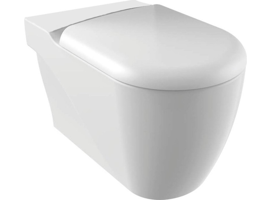 CREAVIT GRANDE WC mísa XL pro kombi, spodní/zadní odpad, 42x73cm, bílá GR360.11CB00E.0000