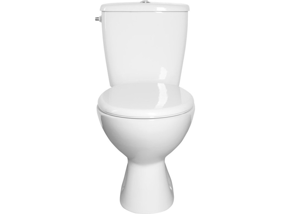 Aqualine MIGUEL WC kombi, dvojtlačítko 3/6l, spodní odpad, bílá LC2258