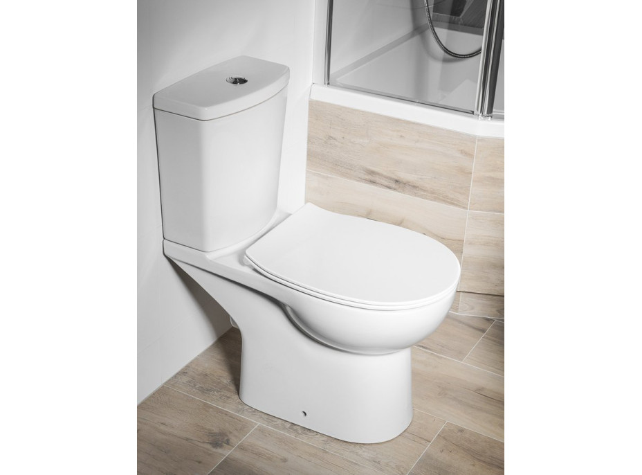 Sapho KAIRO CLEANWASH WC kombi s bidet. sprškou, zadní odpad, bílá PC106