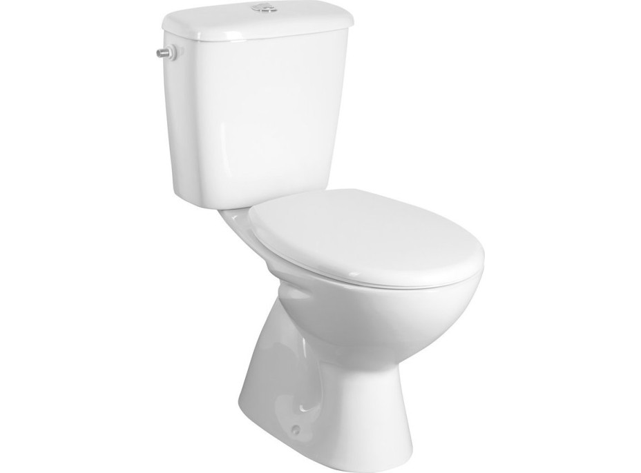 Aqualine MIGUEL WC kombi, dvojtlačítko 3/6l, spodní odpad, bílá LC2258