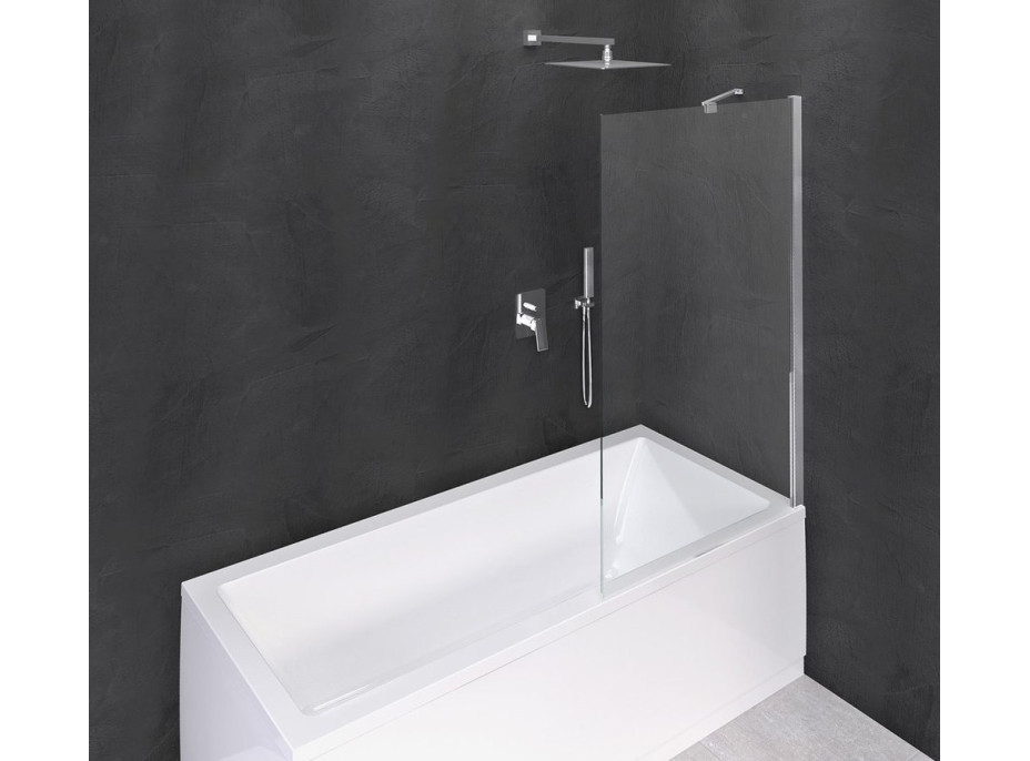 Polysan MODULAR SHOWER vanová zástěna 900x1500mm, čiré sklo BMS1-90