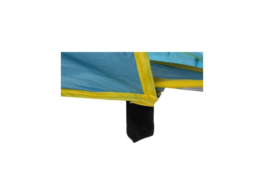 Plážový stan s bazénkem - modrý/žlutý