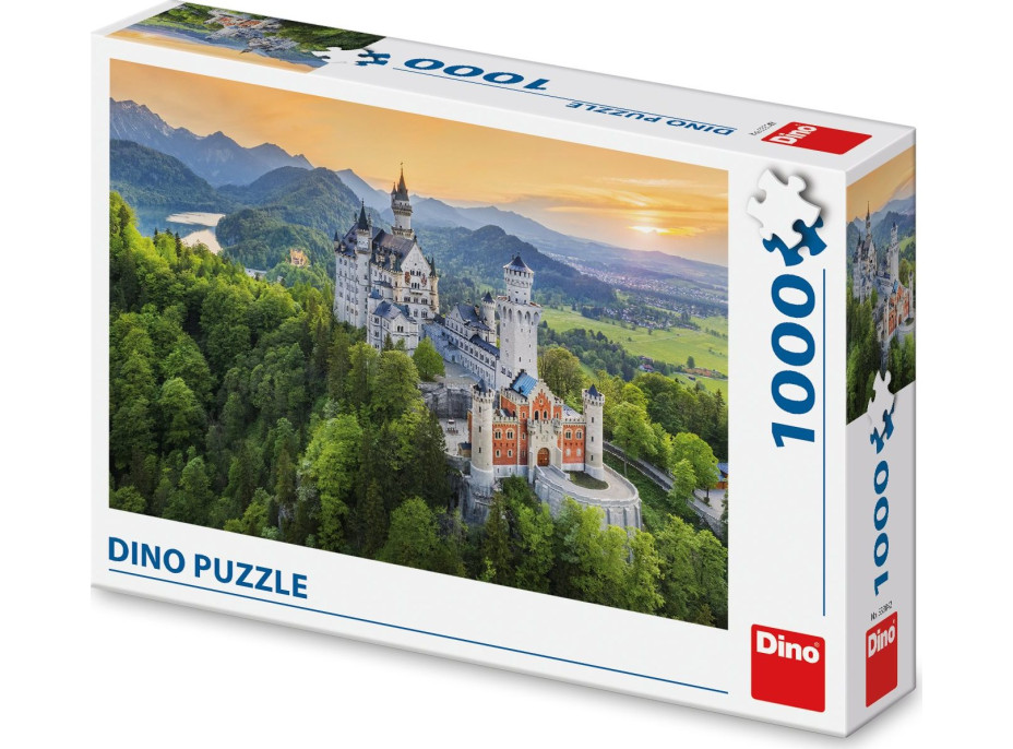 DINO Puzzle Jarní Neuschwanstein 1000 dílků