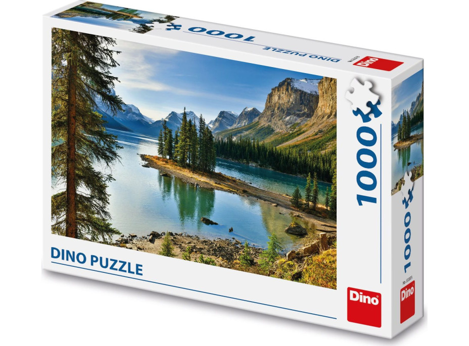 DINO Puzzle Jezero Maligne 1000 dílků