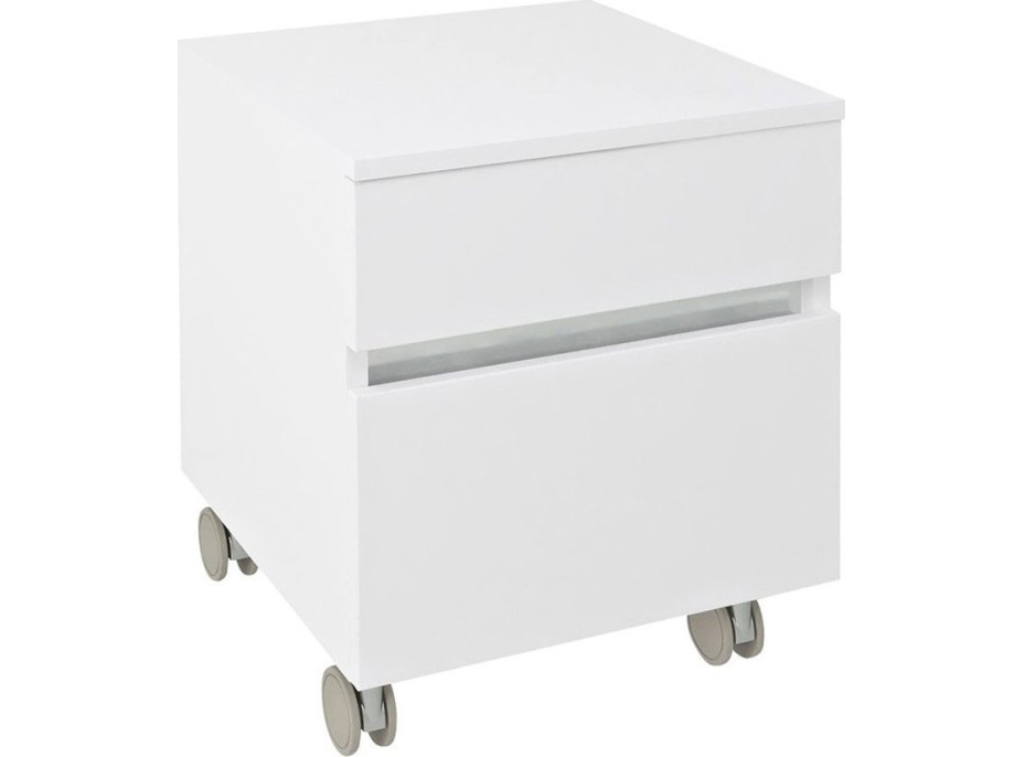 Sapho AVICE skříňka na kolečkách, 2x zásuvka 45x57x48, 5cm, bílá AV063-3030