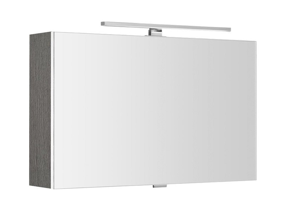 Sapho CLOE galerka s LED osvětlením 80x50x18cm, dub stříbrný CE080-0011