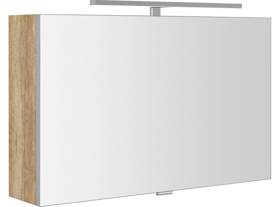 Sapho CLOE galerka s LED osvětlením 80x50x18cm, dub alabama CE080-0022