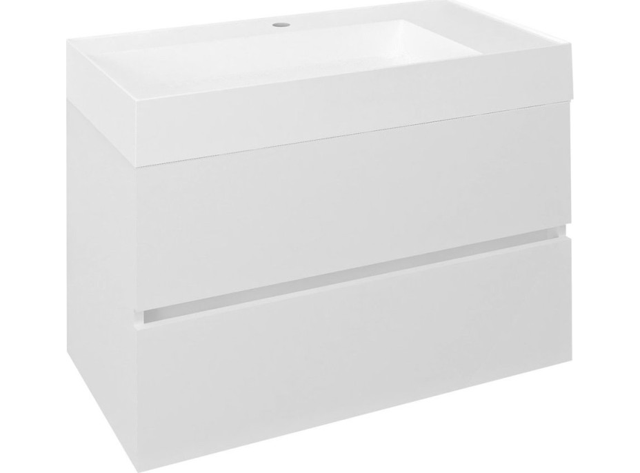 Sapho ODETTA umyvadlová skříňka 82x50x43, 5cm, bílá lesk DT085-3030