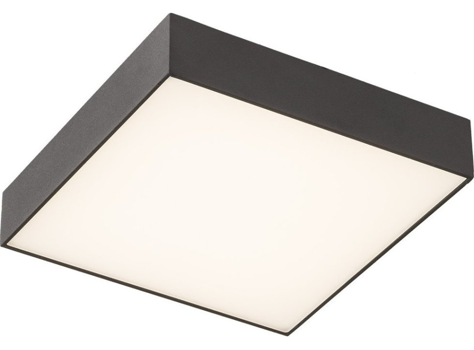 Sapho RISA stropní LED svítidlo 30W, 300x55x300mm, 230V, černá LS030C