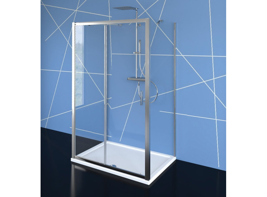 Polysan EASY LINE třístěnný sprchový kout 1200x1000mm, L/P varianta, čiré sklo EL1215EL3415EL3415