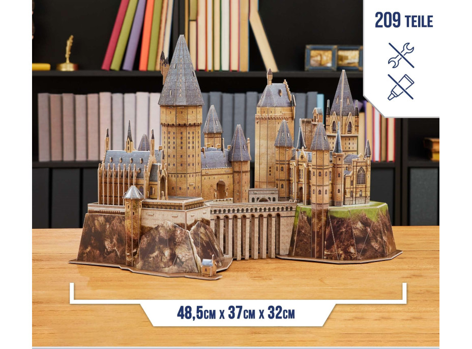 4D BUILD 3D Puzzle Harry Potter: Bradavický hrad 209 dílků