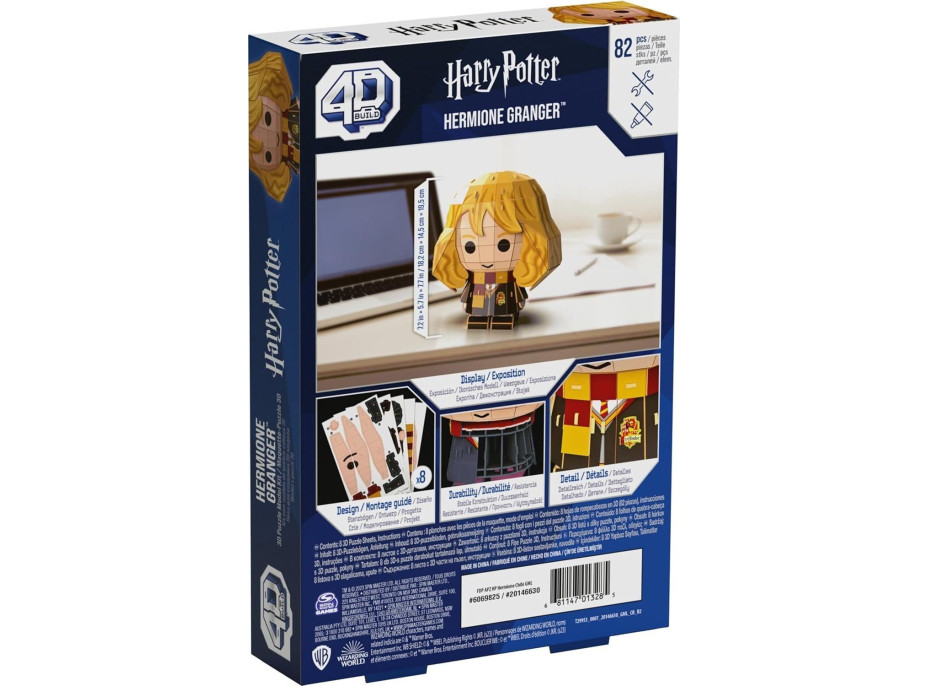 4D BUILD 3D Puzzle Harry Potter: Hermiona 82 dílků