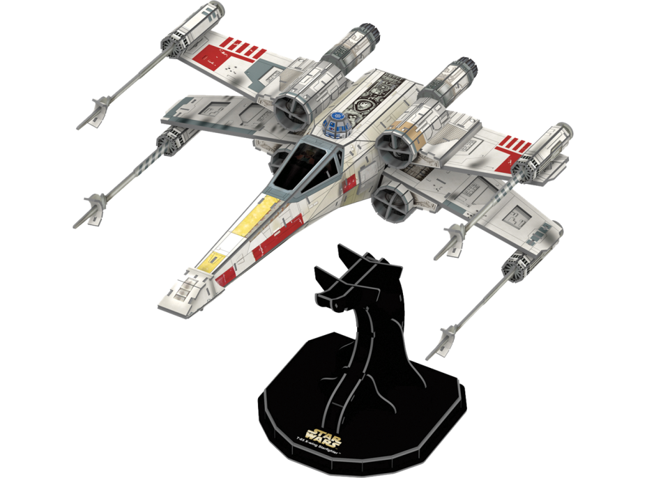 4D BUILD 3D Puzzle Star Wars: Stíhačka X-Wing 160 dílků