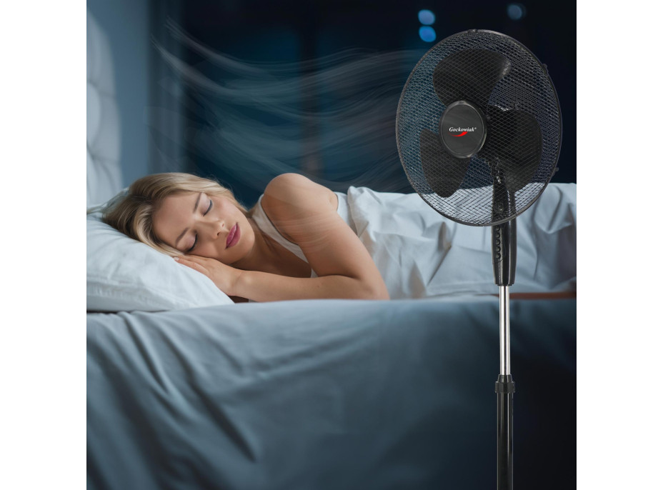 Stojanový ventilátor KOUD 125 cm - černý