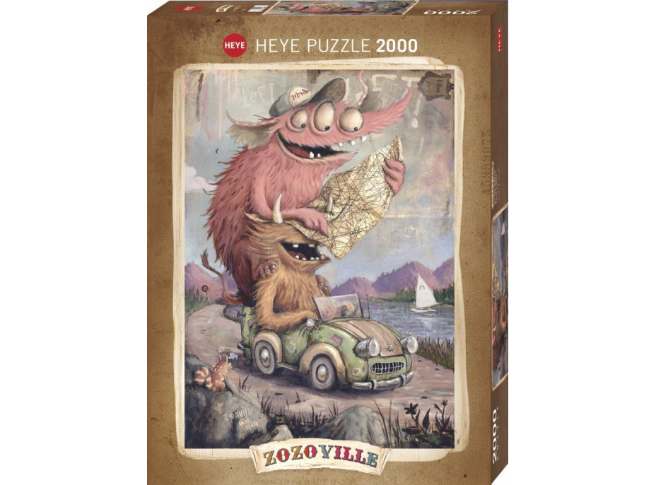 HEYE Puzzle Zozoville: Výlet 2000 dílků