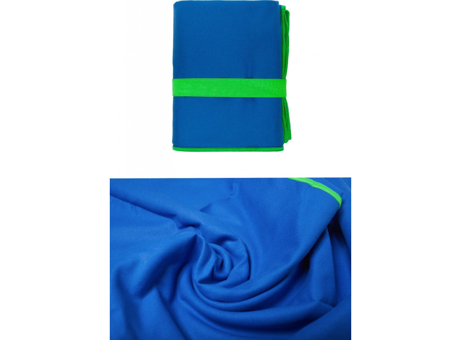 Ručník FITNESS 130x80 cm - modrý/zelený