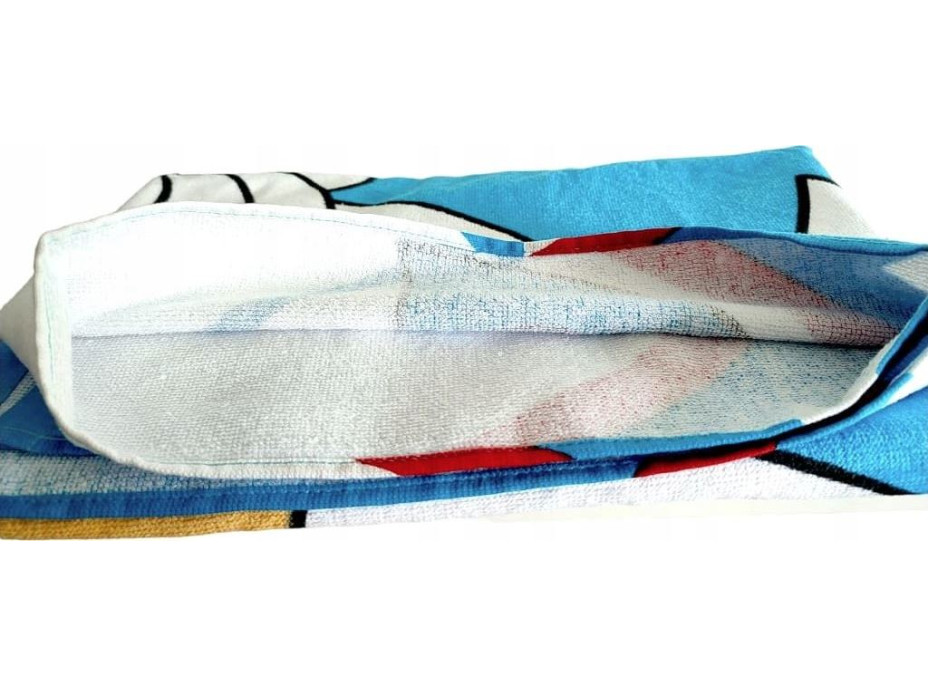 Bavlněná osuška 70x140 cm - SONIC - modrá
