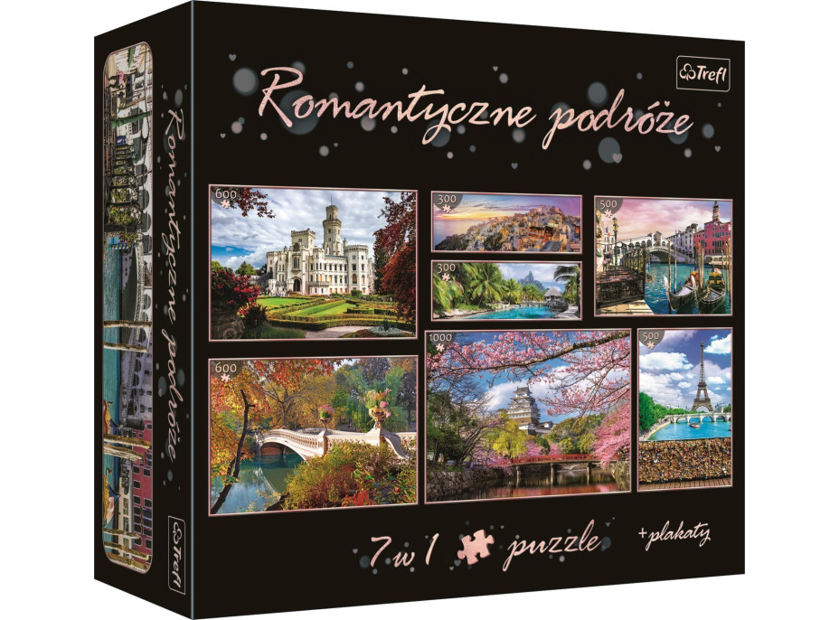 TREFL Puzzle Romantické výlety 7v1