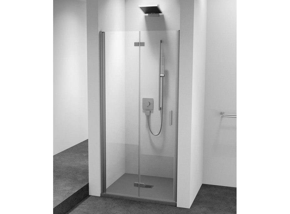 Polysan ZOOM sprchové dveře skládací 900mm, čiré sklo, levé ZL4915L