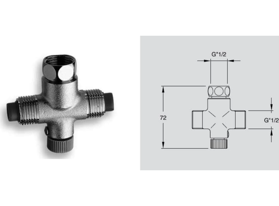 Silfra Regulátor teploty pro stojánkové ventily 1/2" AT95051