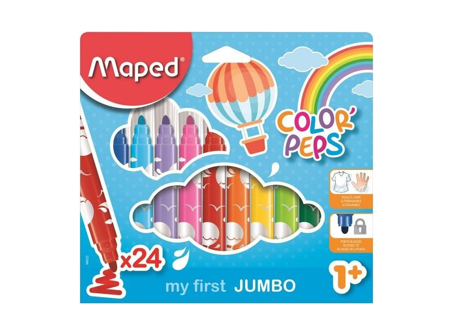 MAPED Fixy Color'Peps Early Age Jumbo 24 ks