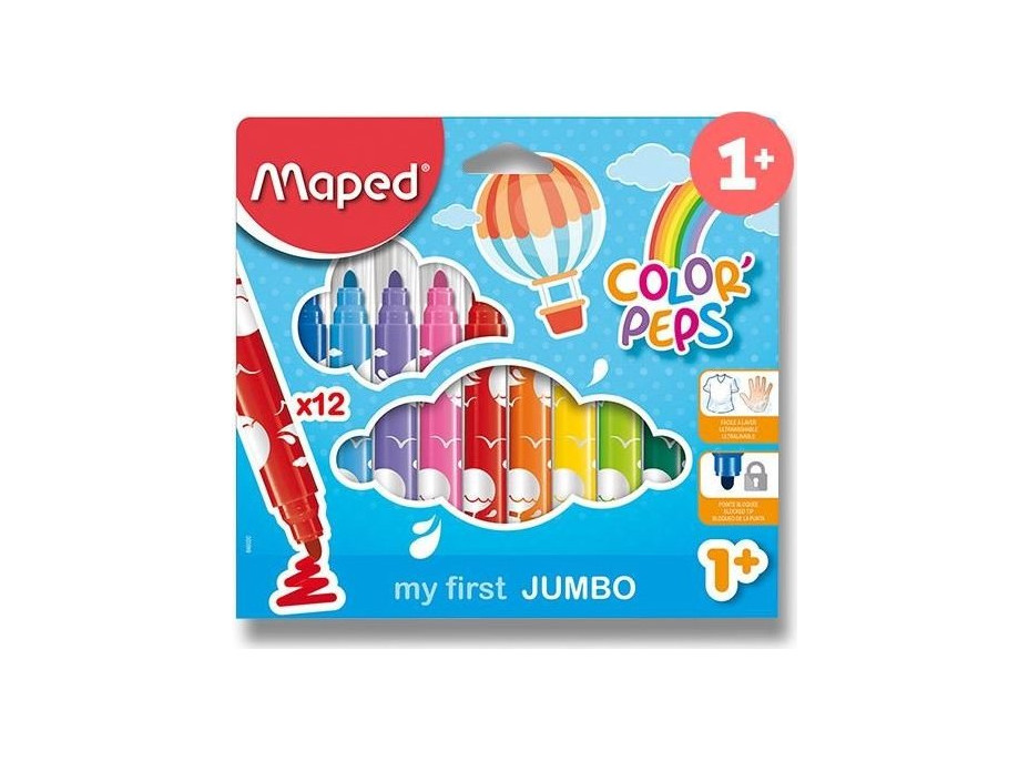 MAPED Fixy Color'Peps Jumbo 12 ks