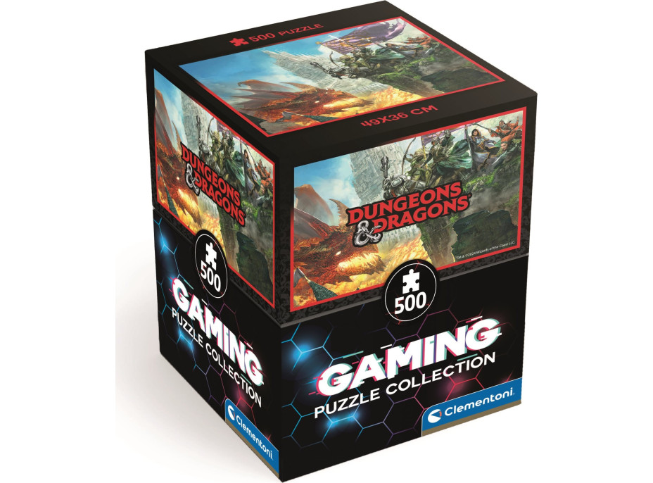 CLEMENTONI Puzzle Gaming Collection: Dungeons&Dragons 500 dílků