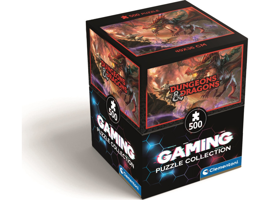 CLEMENTONI Puzzle Gaming Collection: Dungeons&Dragons 500 dílků