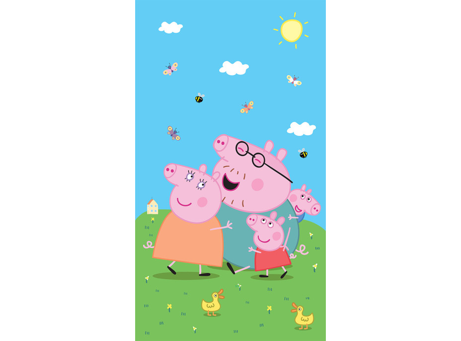 Dětská fototapeta - Prasátko Peppa - 150x270 cm