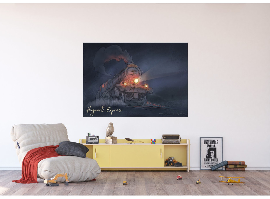 Dětská fototapeta - HARRY POTTER Bradavický expres - 155x110 cm