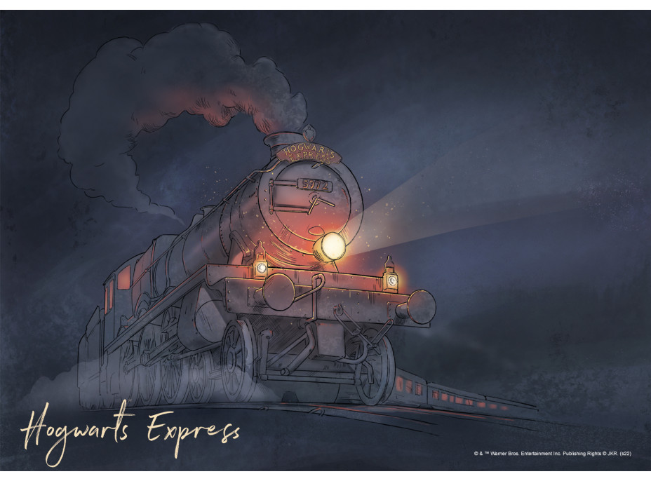 Dětská fototapeta - HARRY POTTER Bradavický expres - 155x110 cm