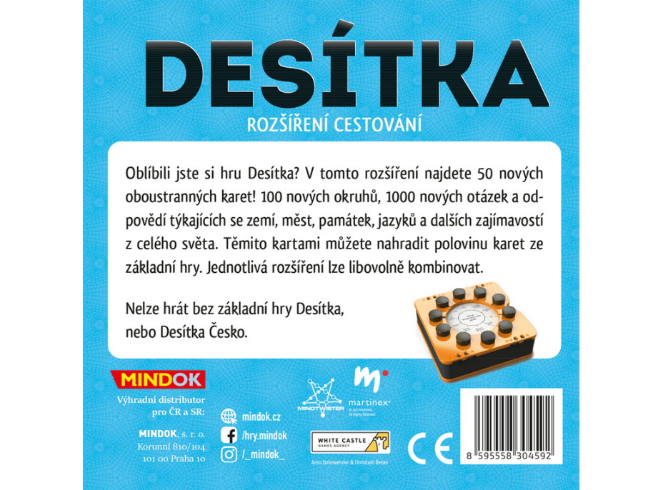 MINDOK Desítka: Cestování (rozšíření)