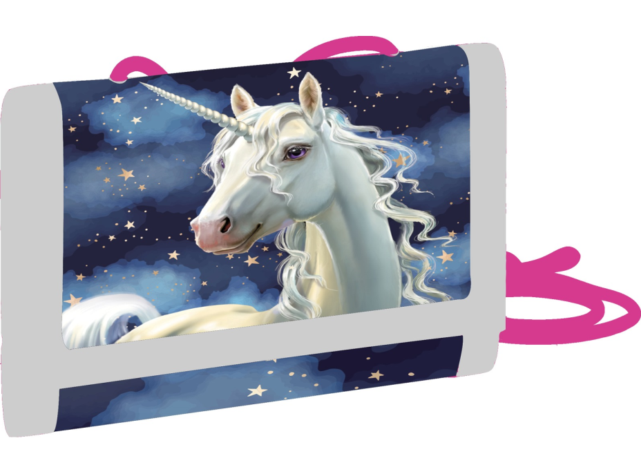 OXYBAG Dětská textilní peněženka Unicorn 1