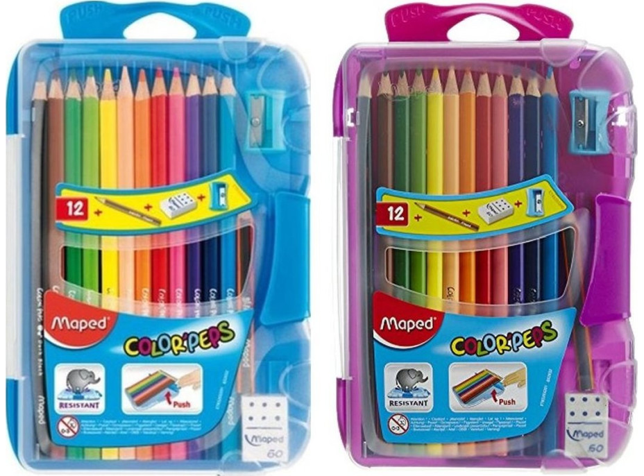 MAPED Pastelky trojhranné Color'Peps Smart Box 12 ks