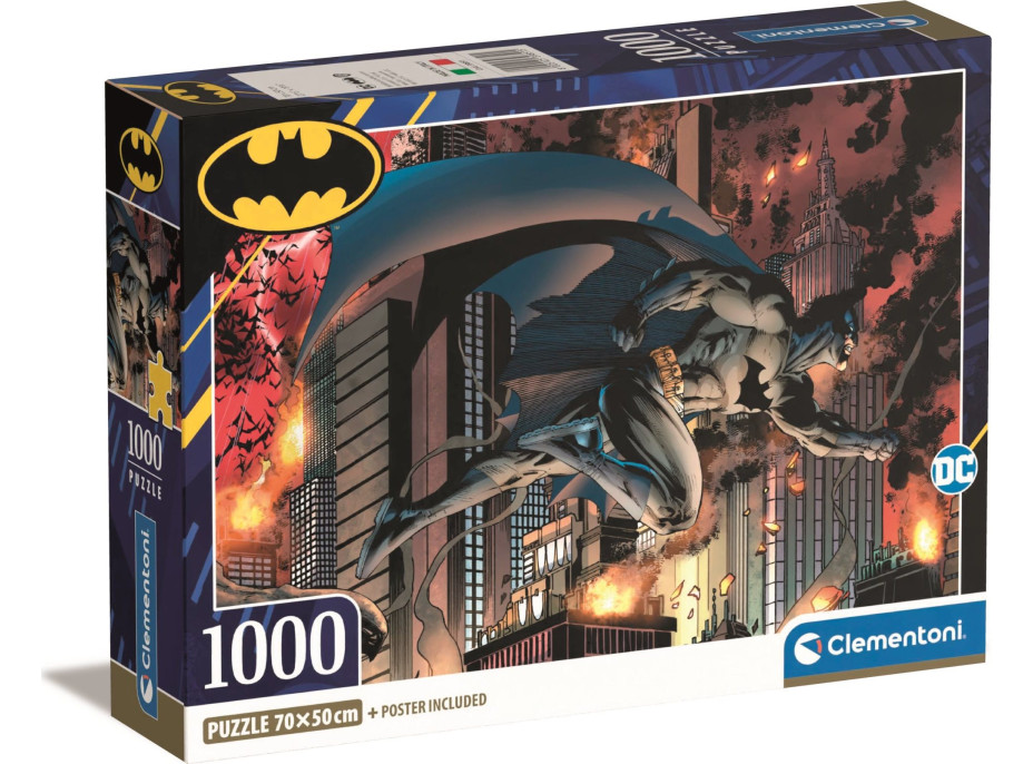 CLEMENTONI Puzzle Batman 1000 dílků