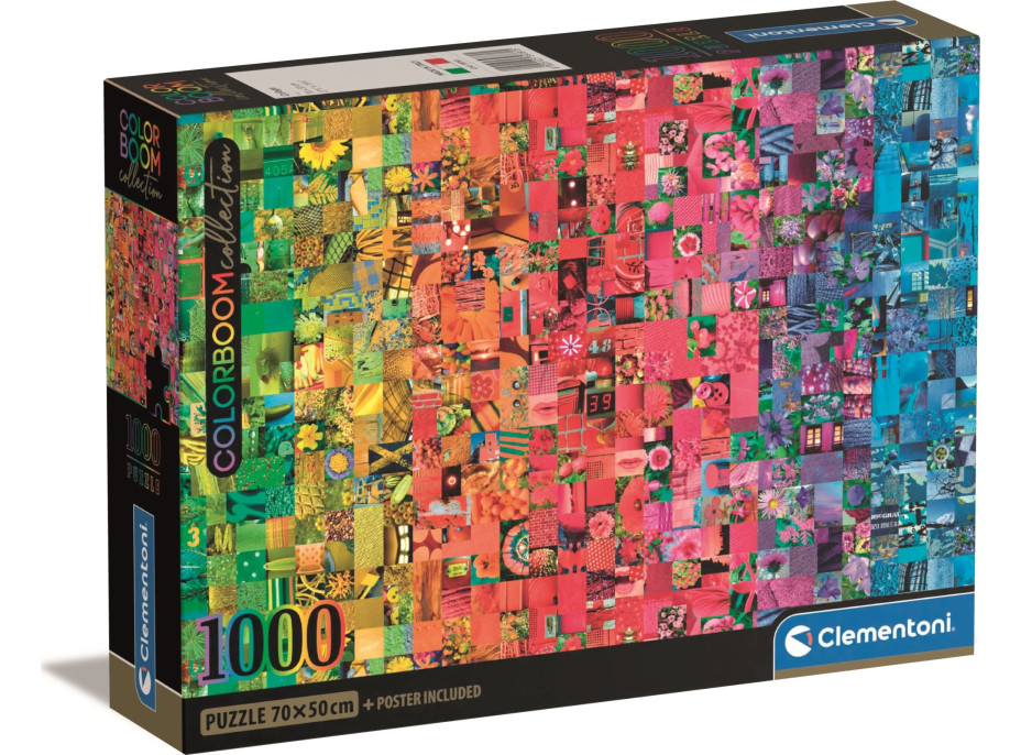 CLEMENTONI Puzzle ColorBoom: Koláž 1000 dílků