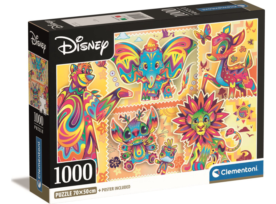 CLEMENTONI Puzzle Disney Classics 1000 dílků